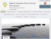 Tablet Screenshot of drbarryschwartz.com